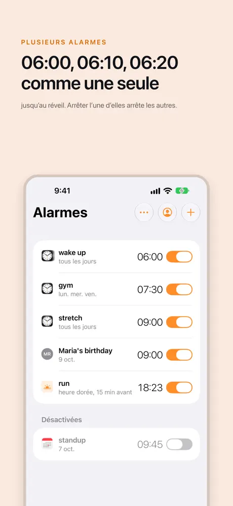 alarms