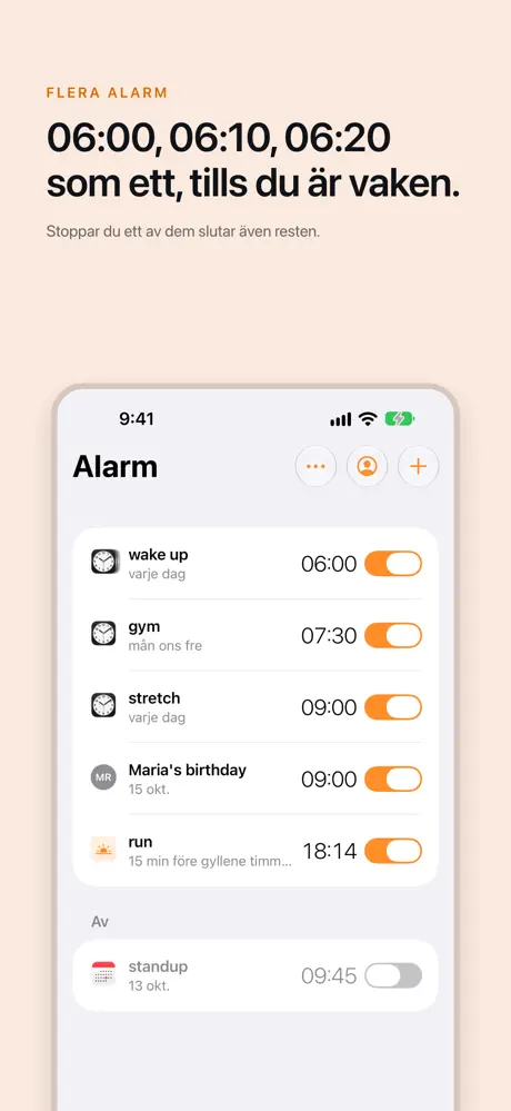alarms