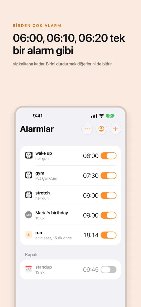 alarms